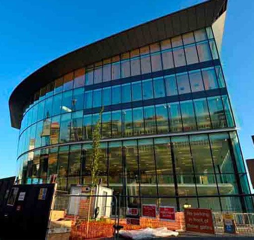 Curved Glass Facade